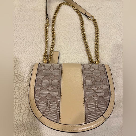 Coach Alie Saddle Bag Stone Ivory - Picture 3 of 7